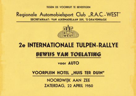 Rajd Tulipanów - 1950r